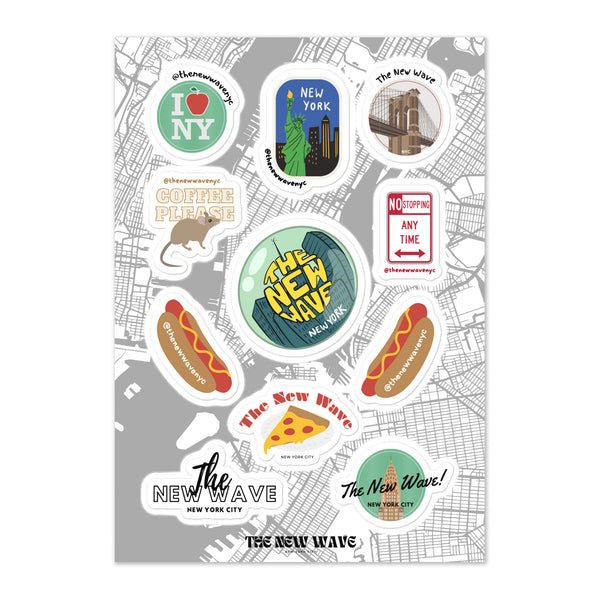 New York City Sticker Sheet